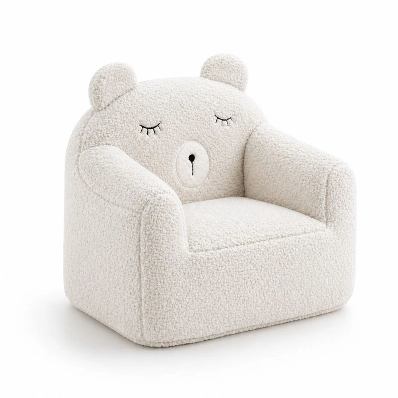 Sillon infantil oso boucle blanco-orderkivo
